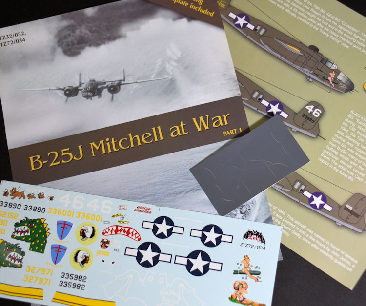 The Modelling News: Zotz 1/72 B-25J Mitchell at War Pt. I Reviewed